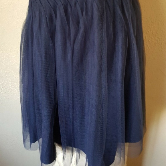 RALPH LAUREN Blue Pleated Tulle Evening dress - Picture 6 of 13